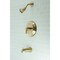 Kingston Brass KB3637NDL Tub and Shower Faucet, Brushed Brass KB3637NDL - alternate 2
